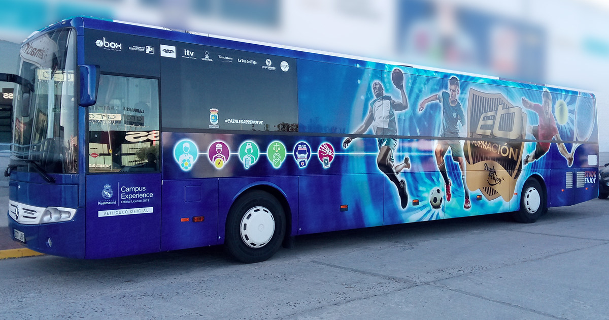 ruta de autobús ebora formación