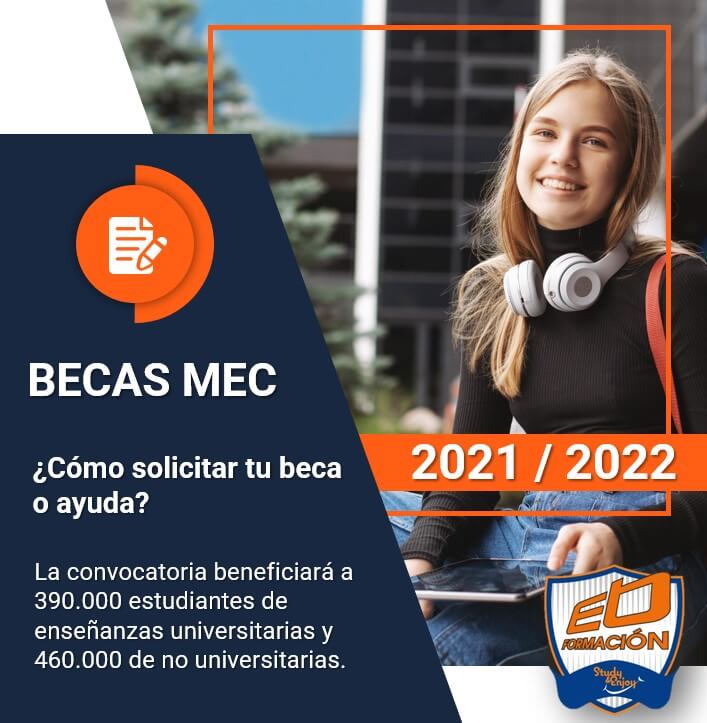 solicitud becas mec 2021 2022